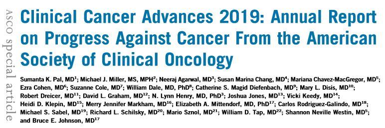 2019年癌症临床进展 | 美国临床肿瘤学会（ASCO）年度报告（中）